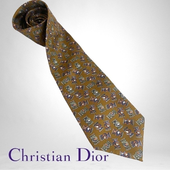 Vintage Dior Silk Tie - Picture 1 of 5